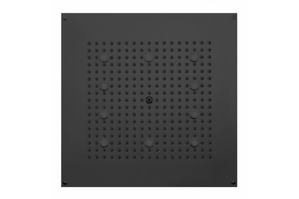 BOSSINI DREAM-CUBE Верхний душ 470 x 470 mm с 10 LED (белый) блок питания/управления цвет: черный матовый H37453.073