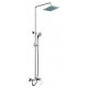 Душевая стойка Bravat Opal F9125183CP-A-RUS хром, штанга 128 см