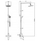 Душевая стойка Bravat Eco F6111147C-A-RUS хром, штанга 130 см