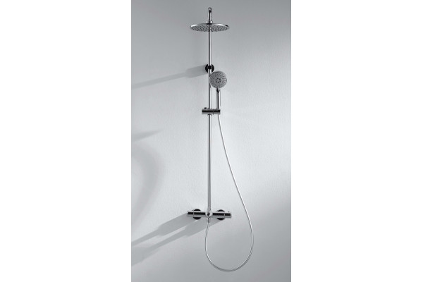 Душевая стойка Bravat Waterfall F639114C-A-RUS хром, штанга 119.8 см