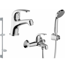 Душевой комплект Bravat Fit F00315C хром, шланг металлический 150 см