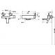Смеситель Bravat Arc F66061C-01A-ENG для ванны с душем, однорычажный, хром