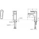 Смеситель Bravat Source F1173218CP-ENG для раковины однорычажный, хром