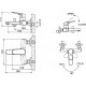 Душевой комплект Bravat Eler F00450CP 3 в 1 хром, шланг 150 см