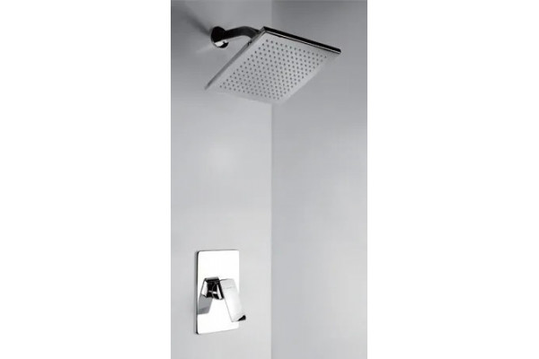 Душевой комплект Bravat Phillis F856101C-B-ENG хром,  в современном стиле