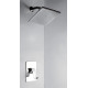 Душевой комплект Bravat Phillis F856101C-B-ENG хром,  в современном стиле