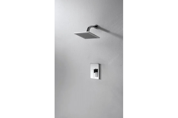 Душевой комплект Bravat Phillis F856101C-B-ENG хром,  в современном стиле
