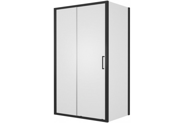 Душевой уголок Bravat Blackline 120х80х200 прямоугольный, двери раздвижные