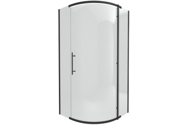 Душевой уголок Bravat Blackline BS090.1110A 90х90х195 четверть круга, двери распашные