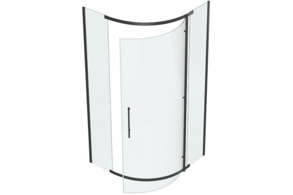 Душевой уголок Bravat Blackline BS090.1110A 90х90х195 четверть круга, двери распашные
