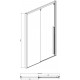 Душевая дверь в нишу Bravat Slimline 120х195 раздвижная, стекло прозрачное