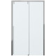 Душевая дверь в нишу Bravat Slimline 120х195 раздвижная, стекло прозрачное