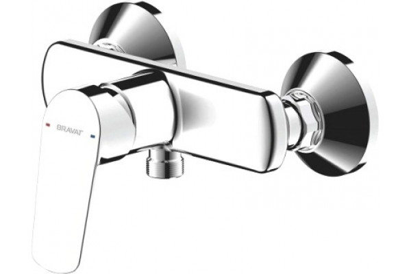 Смеситель Bravat Rhein F9429564CP-01-ENG для душа однорычажный, хром