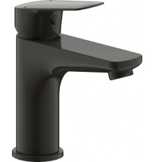 Смеситель Bravat Rhein F1429564BW-9-ENG для раковины, матовый черный, однорычажный, высота излива 9.9 см