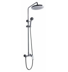 Душевая стойка Bravat Opal F9125183CP-A1-RUS хром, штанга 128 см