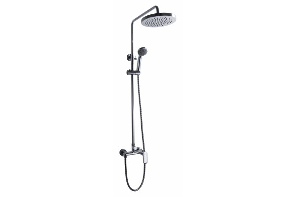 Душевая стойка Bravat Opal F9125183CP-A1-RUS хром, штанга 128 см