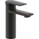 Смеситель Bravat Eddie F1369402BW-ENG для раковины, черный, однорычажный, высота излива 11.7 см