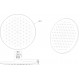 Верхний душ Bravat P70253BW-ENG черный штанга 3.6 см, размер 22.26 см, 1 режим