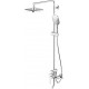 Душевая стойка Bravat Source F6173218CP-A-ENG хром штанга 113.5 см, шланг металлический 150 см