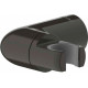 Настенный держатель Bravat P7185BW-ENG черный штанга 3.5 см,  в современном стиле