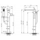 Смеситель Bravat Phillis F656101C-B3-ENG напольный, для ванны с душем, хром, однорычажный, длина излива 20.5 см