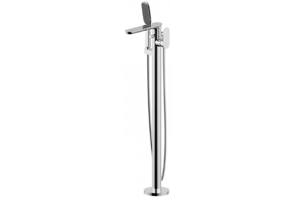 Смеситель Bravat Gina F665104C-B3-ENG напольный, хром, однорычажный, длина излива 20 см