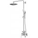 Душевая стойка Bravat Palace F9172217CP-A-RUS хром штанга 103 см, шланг пластиковый 150 см