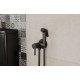 Гигиенический душ Bravat D9151BW-ENG со смесителем, чёрный, цвет черный