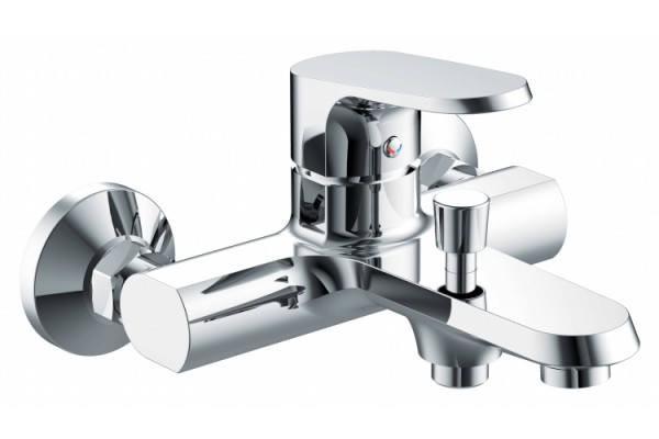 Смеситель Bravat Pure F6105161C-01 для ванны с душем, однорычажный, хром