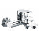 Смеситель Bravat Pure F6105161C-01 для ванны с душем, однорычажный, хром