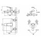 Смеситель Bravat Eler F6191238CP-01 для ванны с душем, однорычажный, хром