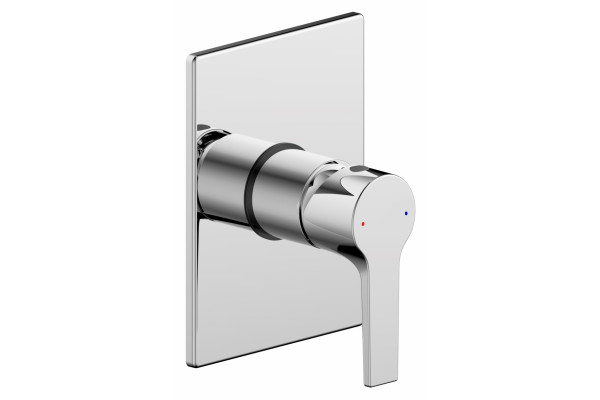 Смеситель Bravat Prolate PB85179C-A С ВНУТРЕННЕЙ ЧАСТЬЮ, для душа, однорычажный, хром