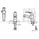Смеситель Bravat Fit F1135188CP-RUS для раковины однорычажный, хром