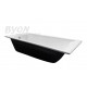 Ванна чугунная Byon Milan 170x75 прямоугольная, пристенная, объем 318 л.