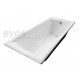 Ванна чугунная Byon Milan 180x80 прямоугольная, пристенная, объем 360 л.