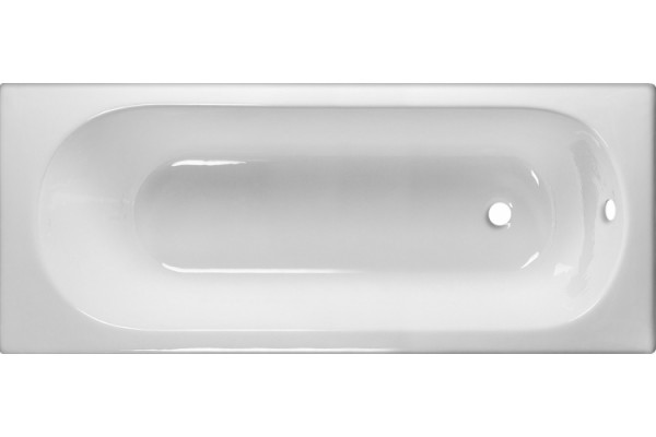 Чугунная ванна Byon B13 170x70x42 пристенная, прямоугольная, объем 150 л.