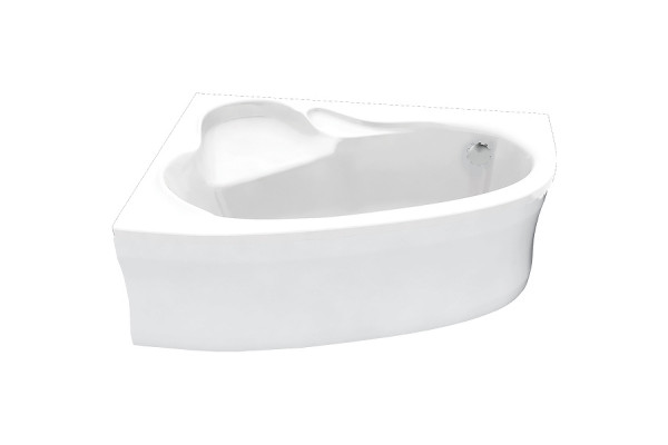 Акриловая ванна C-Bath Atlant CBA00101L 140x100 левая асимметричная, с антискользящим покрытием