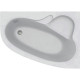 Акриловая ванна C-Bath Atlant CBA00101R 140x100 правая асимметричная, с антискользящим покрытием