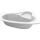 Акриловая ванна C-Bath Atlant CBA00104R 170x110 правая асимметричная, с антискользящим покрытием