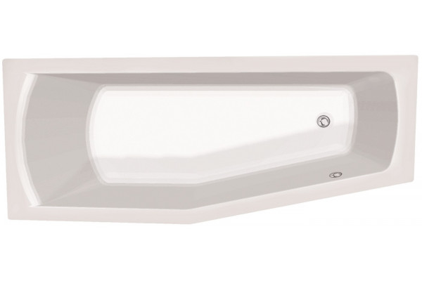 Акриловая ванна C-Bath Nika CBA00401L 160x70 левая асимметричная, с антискользящим покрытием