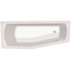Акриловая ванна C-Bath Nika CBA00402L 170x70 левая асимметричная, с антискользящим покрытием