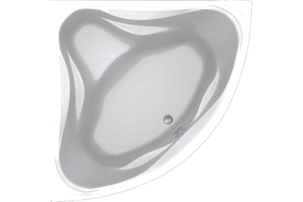 Акриловая ванна C-Bath Aurora CBS001004 150x150 четверть круга, с антискользящим покрытием