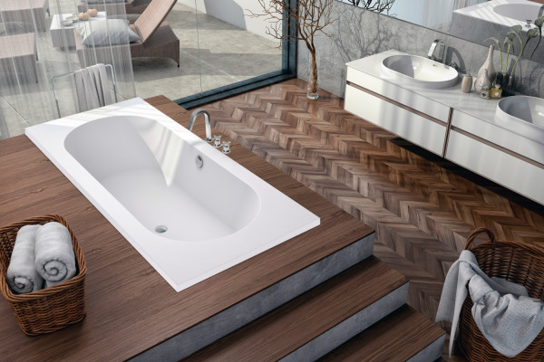 Акриловая ванна C-Bath Cora CBQ001001 170x70 прямоугольная, с антискользящим покрытием