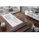 Акриловая ванна C-Bath Cora CBQ001002 180x80 прямоугольная, с антискользящим покрытием
