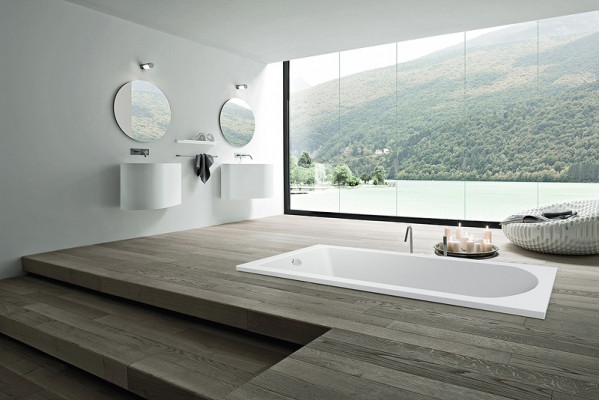 Акриловая ванна C-Bath Geba CBQ009001 170x75 прямоугольная, с антискользящим покрытием