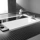 Акриловая ванна C-Bath Semela CBQ014001 170x75 прямоугольная, с антискользящим покрытием