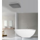 Ванна из искусственного камня C-Bath Demetra CBM002001 170x85 овальная, отдельностоящая