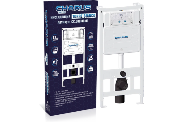Система инсталляции для унитазов CHARUS CC.300.80.01 50x26x116.2 см,  в современном стиле