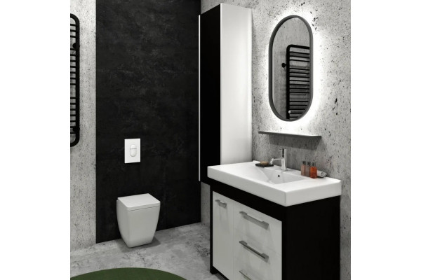 Зеркало CONTINENT Prime 45х80, с подсветкой