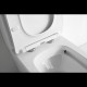 Унитаз компакт CeramaLux NS-2170 с бачком и сиденьем Микролифт, белый, антивсплеск, 37x63 см